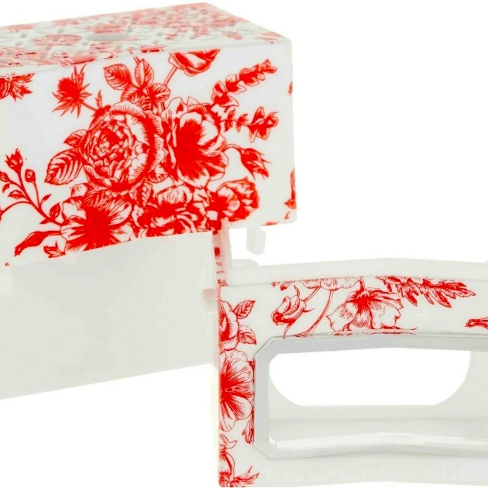 HomeWorx Harry Slatkin Set 2 Toile Plug-In Diffusers Red Toile - Picture 3 of 4